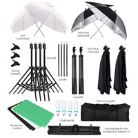 Kit d'éclairage de Studio Photo pliable, boîte à lumière, accessoires de photographie avec support pliable