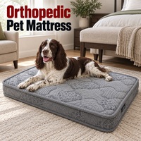 Haustiermatten und -unterlagen mit orthopädischer Hundebettmatratze und gestepptem Obermaterial mit gepunkteter Unterseite für Tierhandelsunternehmen und Käufer