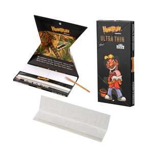 Square <b>Box</b> 110mm Kingsize Premium Natural <b>Rolling</b> Papers – Includes Filter Tips, White Smoking Accessories - Product Image 1