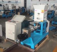 Extrudeuse d'aliments pour poissons en acier inoxydable, machine à fabriquer des granulés d'aliments pour poissons flottants et coulants, machinerie d'aquaculture