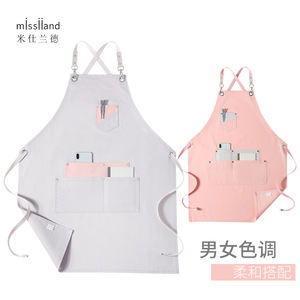 Delantal de chef de calidad superior a precio competitivo delantales tipo Correa desmontable para mujer - Product Image 6