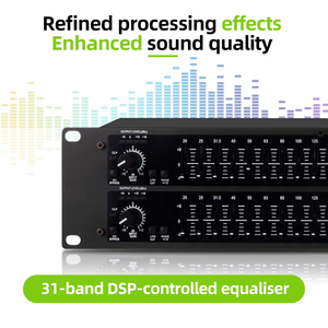 Ecualizador Gráfico Profesional de 31 Bandas Serie 231, Procesador de Audio Estéreo con Limitador <span class=keywords><strong>y</strong></span> Reducción de Ruido Integrados - Product Image 4