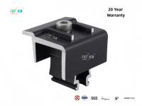Penjepit Samping yang Dapat Disesuaikan 30mm AL6005 T5 Anodized Compression Spring untuk Sistem Rak Surya Atap Rel Seri SR ART SIGN