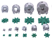 Accouplement de type étoile ROTEX GS pour servomoteur, vis à billes, tour CNC, arbre de transmission, accouplement de serrage de couple H7