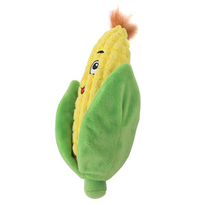 Wholesale Interactive New Design Funny Cute Plush <b>Stuffed</b> Vegetables Dog <b>Toys</b> Squeaky Corn Shaped <b>Soft</b> Pet Dog Chew <b>Toy</b> - Product Image 6