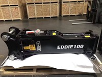 Marteau hydraulique Eddie100 pour excavatrices, modèle SB45, état neuf, diamètre de la pointe de 100 mm, pression de fonctionnement de 150-170 kg/cm, 80-110