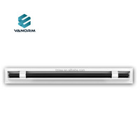 Diffuseur à fente en alliage d'aluminium 2 "-8" pour conduits de ventilation Style victorien HVAC Registres et grilles de plafond décoratives
