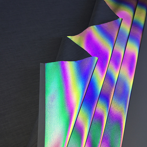 Youguang Tùy Chỉnh Đầy Đủ Cầu Vồng Màu Phản Chiếu Cao In Ấn Vải Màu Phản Quang Polyester/TC Chất Liệu Vải - Product Image 3