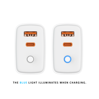 Chargeur de téléphone portable Super Flash Charging Circle LED Light PD 25W Type-C, modèles européens, américains et britanniques pour iPhone 17 Pro Max