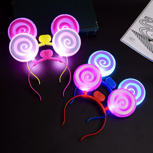 Diadema de Princesa con Corona de Tiara para Niñas, con Luces LED Intermitentes, para Fiestas de Carnaval, Navidad, Bodas, Cumpleaños, Cosplay, Aro de Pelo de Plástico - Product Image 4