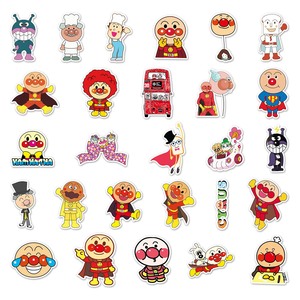 52PCS Factory Glattes Haar Kreative <span class=keywords><strong>Anime</strong></span> Dekoration Spaß Peripherie Anpanman Aufkleber Kühlschrank Gitarre Desktop Aufkleber - Product Image 3
