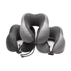 Almohada de Viaje en Forma de U de Espuma Viscoelástica Premium, Ajustable, Transpirable, con Soporte para el Cuello, Portátil, para Avión, Coche y Vuelos Largos - Product Image 2