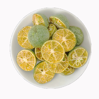 Vente en gros de Kumquat vert de fruit séché orange verte lyophilisé de haute qualité directement de l'usine