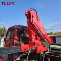 Grues de levage de flèche montées par camion de grue d'articulation hydraulique de Tllfy pour 6.3t 6.3ton 6300kg