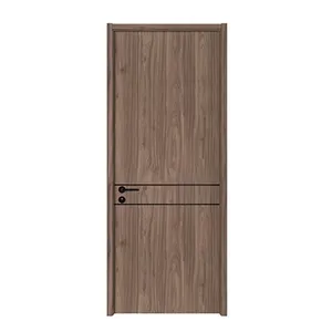 ドアPVCメインエントランス木製ドアデザインシングルルーム
