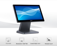 Écran tactile POS OEM 15,6 pouces, écran LCD, écran tactile plat pour système de point de vente