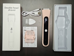 IFINE Epilatore Ricaricabile a Doppia Testina per Depilazione Femminile, Impermeabile IPX7, per Uso Domestico - Product Image 6