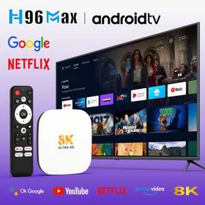 H96 MAX 2026, Caja de TV Inteligente con Certificación Google, Android 14, para Streaming 8K, Personalizable - Product Image 2