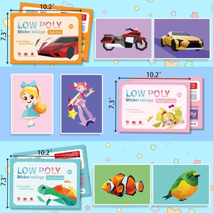 Kit Creativi per Bambini 4-8 Anni, Libri <span class=keywords><strong>da</strong></span> <span class=keywords><strong>Colorare</strong></span> con Adesivi Include <span class=keywords><strong>Principesse</strong></span>, Traffico, Animali, Design Multicolore, Regali per Creare 40 Immagini - Product Image 2