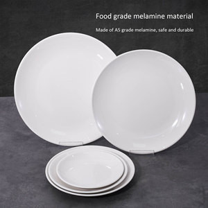 Platos de <span class=keywords><strong>vajilla</strong></span> de melamina blanca asequibles al por mayor, platos de <span class=keywords><strong>vajilla</strong></span> de plástico circulares sostenibles <span class=keywords><strong>para</strong></span> restaurantes y camping - Product Image 2
