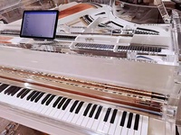 Piano professionnel de luxe en cristal acrylique transparent mécanique à 88 touches de haute qualité à prix compétitif