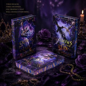 Impresión de Novelas de Fantasía Gótica con Tapa Dura Personalizada, Bordes Pintados, Estampado en Lámina, Sobrecubiertas, Edición Especial, Fabricante de Libros - Product Image 6
