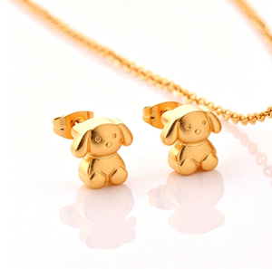 Solicite el Catálogo: Joyería Española, <span class=keywords><strong>Conjunto</strong></span> de Aretes y Collar con Diseño de Oso, Joyería para <span class=keywords><strong>Mujer</strong></span>, Joyería de Alta Calidad, Joyería con Diseño de Animales en Oro - Product Image 3