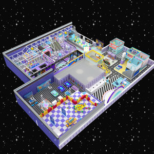 Parque Infantil Temático Personalizado, Gran Parque Infantil de Aventuras con Zona de Juegos Interior para Niños, Parque Infantil Comercial Interior con Piscina de Pelotas - Product Image 4