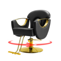 Chaise de salon de barbier professionnel moderne pour les accessoires de chaise de barbier de toilettage pour hommes