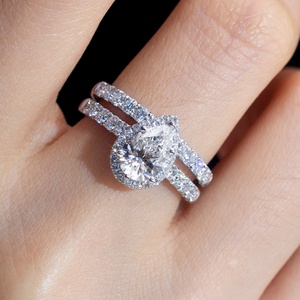 Juego de Joyería de Oro Sólido de 14k de Alta Calidad con Certificado IGI, Anillo con Diamante Cultivado en Laboratorio de 1CT en Forma de Pera para Aniversario - Product Image 3