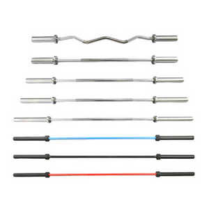 ZJFIT Weight Stack Selector Curve Chrome Weighted Gym bar Barbell bar - Product Image 2