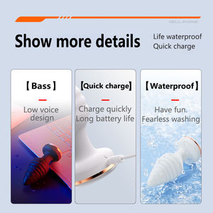 회전 및 진동이있는 실리콘 항문 플러그 부드러운 터치 여성 항문 엉덩이 플러그 남성 남성용 항문 장난감 - Product Image 6