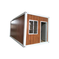 Maison préfabriquée Living Jamaica en kit, 20ft, 40ft2, 3 chambres, conteneur de bureau détachable en acier, kit de structure en acier