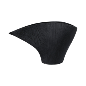 Vaso curvo in metallo per l'arredamento del soggiorno e come complemento decorativo per la casa, vaso decorativo per fiori per sala da pranzo, camera da letto o ufficio - Product Image 4