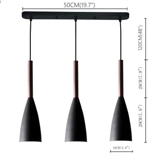 Lampade a Sospensione LED E27 Moderne per Tavolo da Pranzo, Isola Cucina, Lampada Sospesa Minimalista Nordica, Decorazione per Soggiorno - Product Image 3