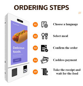 Kiosque de <span class=keywords><strong>paiement</strong></span> en libre-service Sinmar 21,5 pouces, terminal de commande automatique intelligent pour la vente au détail, machine de commande automatique de table pour restaurant - Product Image 6