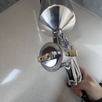 Pistolet de peinture automobile professionnel HVLP à alimentation par gravité avec gobelet de 600 ml et buse réglable