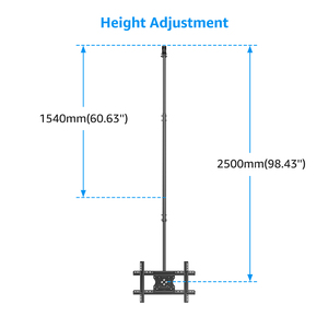 24-65inch <span class=keywords><strong>TV</strong></span> Trần núi 2500 mét cánh tay dài lật xuống bán buôn <span class=keywords><strong>TV</strong></span> Trần chủ - Product Image 2