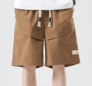 Shorts cargo masculinos de verão, shorts casuais de tecido para escalada em montanha ao ar livre