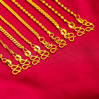 YL vietnamien Shajin étendu torsadé femmes 50cm longue chaîne perlée serpent bijoux pour cadeau