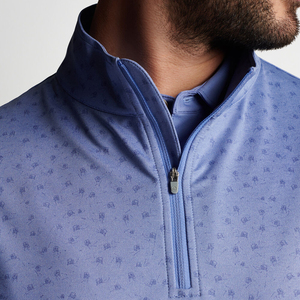 Hombres Deportes Golf Wear Blank Plain Print Pullover Sudadera con capucha personalizada Media cremallera Pullover Algodón - Product Image 4