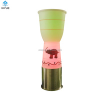Tambour de nuit interactif électronique pour aire de jeux extérieure Tambour optique dynamique RVB Lumières d'éclairage paysager pour parc d'attractions