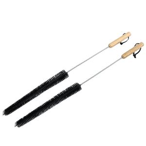 Brosse à poussière flexible à poils foncés avec manche huilé en fil d'acier inoxydable <span class=keywords><strong>pour</strong></span> la maison, la voiture, le nettoyage des biberons <span class=keywords><strong>pour</strong></span> rouleau de lavage - Product Image 1