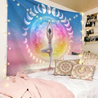 Tapisserie murale en polyester avec papillon en verre teinté violet, décoration murale, impression HD, résistante à la décoloration, vente en gros
