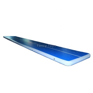 Alfombrilla de gimnasio inflable de material de PVC DWF, fundas para alfombrillas de gimnasio/alfombrilla de goma para pista de correr a la venta - Product Image 1