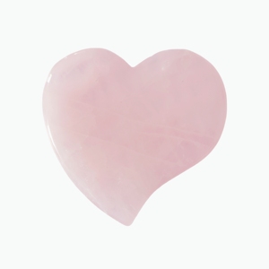 Custom Logo High Quality <b>Rose</b> <b>Quartz</b> <b>Heart</b> Shape Face Guasha - Product Image 1