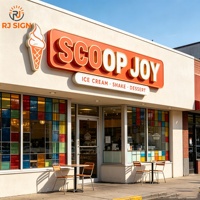 Letrero Luminoso LED para Exteriores con Logotipo de Empresa, Letrero Personalizado para Fachada de Negocio, Letrero Luminoso 3D para Tienda, Letrero para Edificio