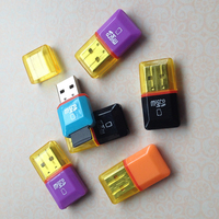 Prix le plus bas Mini Diamond USB 2.0 Hi-Speed mini carte sd lecteur de carte TF