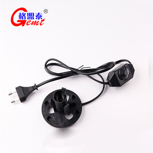 EU chúng tôi anh Muối Đèn AC dây nguồn với inline <span class=keywords><strong>Dimmer</strong></span> chuyển đổi và E14 Đèn chủ dây cáp trên Off chuyển đổi ánh sáng <span class=keywords><strong>dimmer</strong></span> - Product Image 2