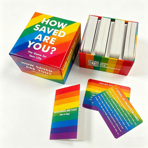 Custom Design Fancy Paper Rigid Box Pack with Cardboard Bible Verse Affirmation <strong>Cards</strong> OEM Printing and <strong>Booklet</strong> - Product Image 2